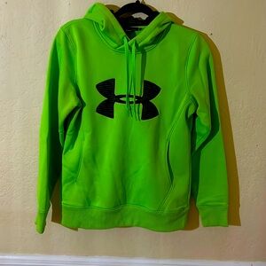 Under Armour green hoodie size Small